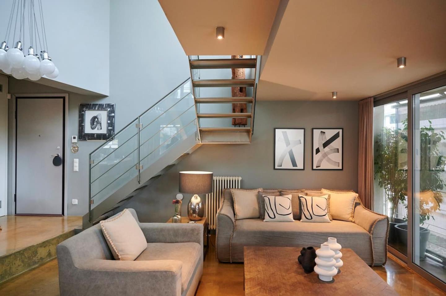 Ma Maison No5 Penthouse Loft, Private Heated Pool, Acropolis View, Ultra High Speed Internet 300 Mbps, Short Walk To Acropolis, Parking Upon Request, 1' From Metro Atenas Exterior foto